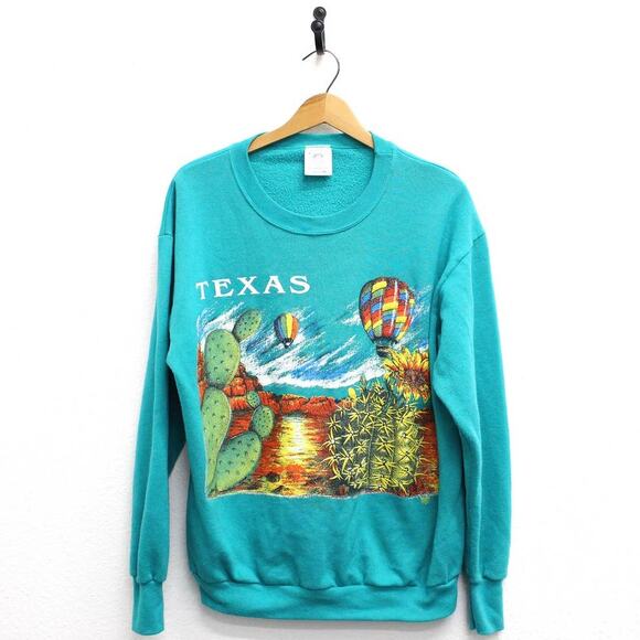 Vintage Other - Vintage Texas Desert Landscape Sweatshirt Large